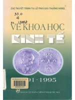 Các thuyết trình tại lễ trao giải thưởng nobel về khoa học kinh tế  tập III 1991   1995  torsten persson; trần thị thái hà cùng những người khác dịch và hiệu đính 