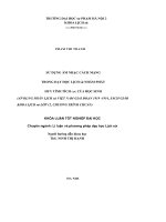 Khoá luận tốt nghiệp sử dụng âm nhạc cách mạng trong dạy học lịch sử nhằm phát huy tính tích cực của học sinh