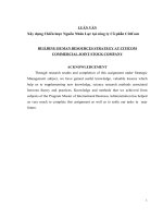 Xây dựng chiến lược nguồn nhân lực tại công ty cổ phần citicom