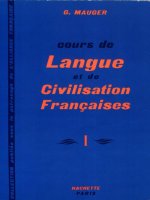Cours de langue et de civilisation françaises 
