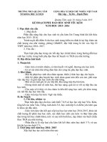 kế hoạch bồi dưỡng học sinh yếu kém 