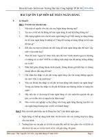 BÀI TẬP ÔN TẬP MÔN KẾ TOÁN NGÂN HÀNG