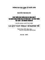 Phát triển sản phẩm cho vay mua nhà ở tại Ngân hàng Thương mại Cổ phần Đầu tư và Phát triển Việt Nam – Chi nhánh Thành Đô