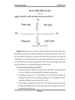 ÔN tập QUẢN TRỊ CHIẾN lược