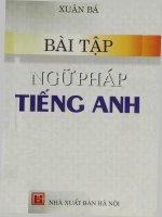 Ebook bài tập ngữ pháp tiếng anh phần 1 