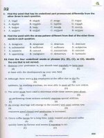 Ebook tuyển tập đề thi môn tiếng anh phần 2 