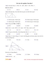 216 câu trắc nghiệm Toán lớp 3