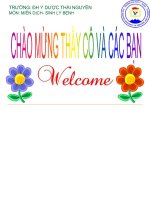 Tiểu luận vai trò của các lympho t trong đáp ứng miễn dịch 