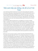 Một cách tiếp cận những vấn đề cổ sử Việt Nam - Trương Thái Du