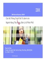 Các Hệ Thống Chuỗi Giá Trị dành cho Ngành Hàng Tiêu Dùng, Bán Lẻ & Phân Phối