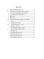 Điều khiển đèn giao thông bằng PLC S7-200 - Luận văn, đồ án, đề tài tốt nghiệp