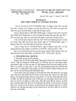 Kế hoạch thực hiện nhiệm vụ của giáo viên thcs trung học cơ sở 