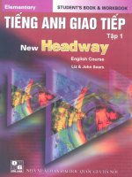 Giáo trình tiếng anh giao tiếp (tập 1) phần 1 