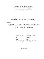 Nghiên cứu thị trường logistics miền bắc việt nam 