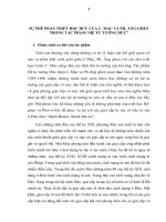 TIỂU LUẬN TRIẾT học   sự PHÊ PHÁN TRIẾT học đức của c mác và PH  ĂNG GHEN TRONG tác PHẨM hệ tư TƯỞNG đức