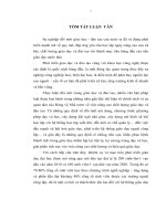 Hoàn thiện chính sách quản lý chất lượng đào tạo tại trường đại học Kinh doanh và Công nghệ Hà nội