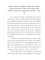 TIỂU LUẬN CHUYÊN NGÀNH   mối QUAN hệ GIỮA HAI NHIỆM vụ xây DỰNG và bảo vệ VỮNG CHẮC tổ QUỐC VIỆT NAM xã hội CHỦ NGHĨA THEO TINH THẦN NGHỊ QUYẾT đại hội XI