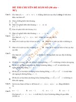 De thi chuyen de HAM SO  co dap an