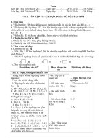 Giáo án tự chọn toán 6 HK1 