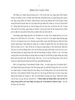 Hoàn thiện hệ thống kiểm soát nội bộ với tăng cường kiểm soát hoạt động tín dụng tại Vietcombank Thành Công