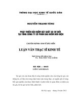 Phát triển bảo hiểm vật chất xe cơ giới tại Tổng Công ty cổ phần Bảo hiểm Bưu điện