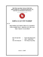 Hoạt động xuất khẩu than của tập đoàn công nghiệp than khoáng sản việt nam   thực trạng và giải pháp 