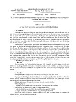 ĐỀ ÁN ĐỊNH HƯỚNG PHÁT TRIỂN TRƯỜNG ĐẠI HỌC XÂY DỰNG MIỀN TRUNG ĐẾN NĂM 2020 VÀ TẦM NHÌN ĐẾN NĂM 2030
