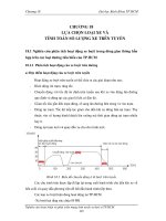 Tiểu luận lựa chọn loại xe và tính toán số lượng xe trên tuyến 