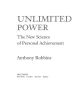 Unlimited Power  The New Science Of Personal Achievement