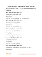 Giải bài tập trang 97 SGK Toán 3: Số 10 000 - Luyện tập