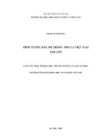 Hình tượng Bác Hồ trong thơ ca Việt Nam 1945 - 1975