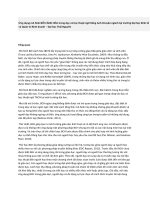 Ứng dụng mô hình bối CẢNH hóa trong dạy và học thuật ngữ tiếng anh chuyên ngành tại trường đại học kinh tế và quản trị kinh doanh