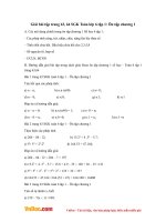 Giải bài tập trang 63, 64 SGK Toán lớp 6 tập 1: Ôn tập chương 1