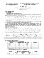 Kế hoạch bồi dưỡng học sinh yếu kém môn Vật lý 6