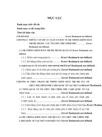 Hoàn thiện hệ thống kiểm soát nội bộ tại Tổ chức phi Chính phủ - CARE Quốc tế tại Việt Nam