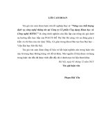 Nâng cao chất lượng dịch vụ công nghệ thông tin tại Công ty Cổ phần Ứng dụng Khoa học và Công nghệ MITEC