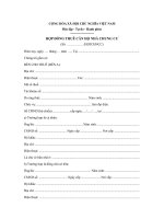 Hợp đồng thuê căn hộ nhà chung cư