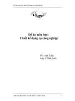 Đồ án môn học thiết kế dụng cụ công nghiệp   sv anh tuấn 