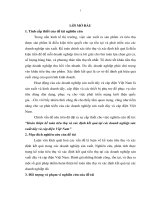 Hoàn thiện kế hoạch tiêu thụ và xác định kết quả tại các doanh nghiệp sản xuất dây và cáp điện Việt Nam