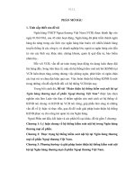 Hoàn thiện hệ thống kiểm soát nội bộ tại ngân hàng thương mại cổ phần ngoại thương Việt nam