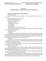 Báo cáo thực tập tốt nghiệp mầm non