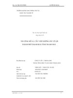 Tiểu luận thi công mố a2 cầu vượt đường sắt lê lợi  thành phố thanh hoá tỉnh thanh hoá 
