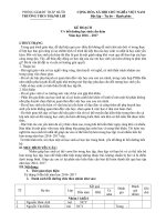 Kế hoạch bồi dưỡng học sinh yếu kém môn Ngữ văn 6