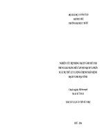 Tóm tắt luận án tiến sĩ nghiên cứu hẹp động mạch vành mức độ trung gian bằng siêu âm nội mạch và phân suất dự trữ lưu lượng ở bệnh nhân bệnh mạch vành mạn tính