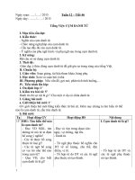 Giáo án Ngữ văn 6 tuần 12 chuẩn