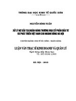 Xử lý nợ xấu tại Ngân hàng thương mại cổ phần đầu tư và phát triển Việt Nam Chi nhánh Đông Hà Nội