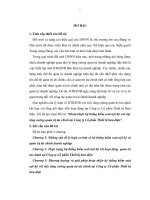 Hoàn thiện hệ thống kiểm soát nội bộ với việc tăng cường quản trị tài chính tại công ty cổ phần thiết bị Bưu điện