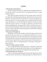 Chuyển dịch cơ cấu các ngành kinh tế trên địa bàn huyện Thạch Thất trong quá trình đô thị hoá
