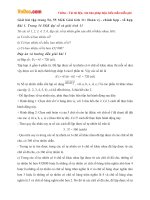 Giải bài tập trang 54, 55 SGK Giải tích 11: Hoán vị - chỉnh hợp - tổ hợp