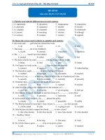 Hocmai luyện đề môn tiếng anh số  (5) 